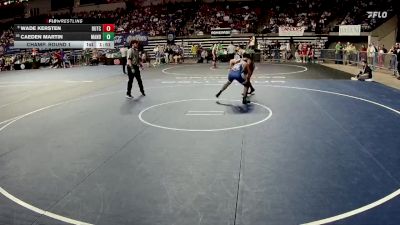 D 1 157 lbs Champ. Round 1 - Caeden Martin, Mandeville vs Wade Kersten, Dutchtown