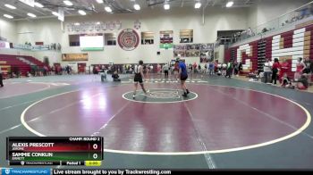 114 lbs Champ. Round 2 - Sammie Conklin, Emmett vs Alexis Prescott, Jerome