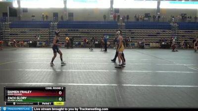 120 lbs Cons. Round 2 - Damien Fraley, Good Counsel vs Zach Glory, Gilman School