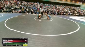 120 lbs Champ. Round 2 - Reese Isabell, Grants Pass vs Sadie Vargas, Hug