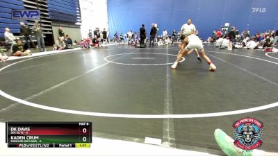 76 lbs Semis (4 Team) - Kaden Crum, Missouri Outlaws vs DK Davis, SEK Elite