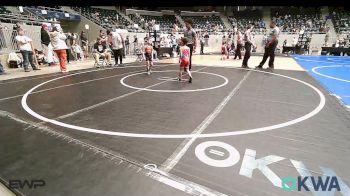 43 lbs Quarterfinal - Benjamin Kroll, Raw Wrestling Club vs Stetson Seeley, Cushing Tigers