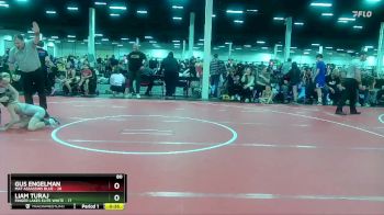 80 lbs Round 2 (10 Team) - Gus Engelman, Mat Assassins Blue vs Liam Turaj, Finger Lakes Elite White