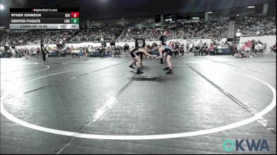 84 lbs Consi Of 16 #2 - Ryker Johnson, Division Bell Wrestling vs Heston Fugate, Lincoln Christian