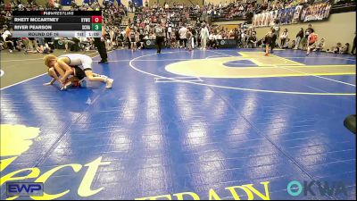 64 lbs Round Of 16 - Rhett McCartney, Kiefer Youth Wrestling Club vs River Pearson, Scrap Yard Training