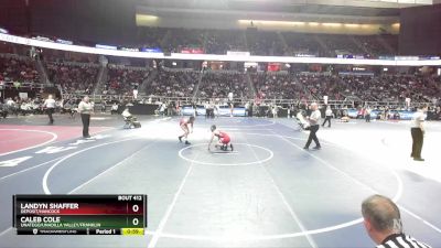 II-124 lbs Quarterfinal - Landyn Shaffer, Deposit/Hancock vs Caleb Cole, Unatego/Unadilla Valley/Franklin