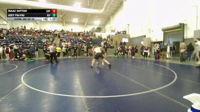 215 lbs Cons. Rd Of 32 - Isaac Sutton, Lone Peak vs Joey Fai-Fai, Roy