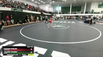 138 lbs Cons. Round 2 - Colton Marler, Evanston vs Tanner Hansen, Lyman