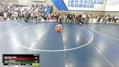 96 lbs Champ. Round 1 - Kelton King, Top Of Utah vs Wil Brown, Green Canyon Wrestling
