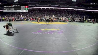 D4-113 lbs Cons. Round 2 - Zach Taylor, Clinton vs Aedyn Pasco, Brown City