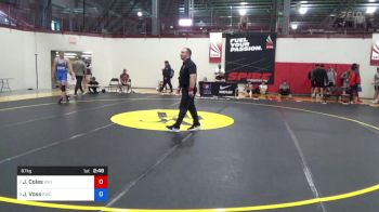 87 kg Consi Of 4 - Jameel Coles, Viking Wrestling Club (IA) vs Jared Voss, Kwc
