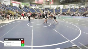 126 lbs Quarterfinal - Julian Marquez, Gladiator Wr Acd vs Jonathon Romero, Sjf/hac