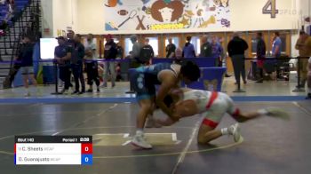 65 lbs Cons. Round 2 - Cutter Sheets, TMWC/ Cowboy Wrestling Club vs Derek Guanajuato, Tar Heel Wrestling Club