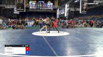 132 lbs Cons 8 #1 - Jalin Conner, Wisconsin vs Dallas Koelzer, Kansas