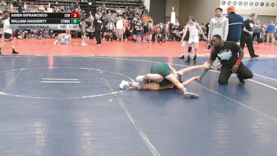 97 lbs Quarterfinal - Aiden DiFrancisco, Cordoba Trained - ESE vs William Haggerty, CT Whale Beluga - ESE