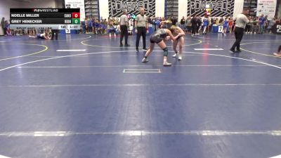 125 lbs Semifinal - Noelle Miller, Canon-McMillan vs Grey Henecker, Rednose W.S.