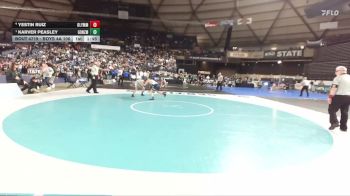 Boys 4A 106 lbs Semifinal - Karver Peasley, Gonzaga Prep vs Yestin Ruiz, Olympia
