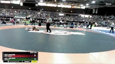 126 lbs Cons. Round 3 - Ava Shaver, Bend Senior vs Lily Wilson, Wasatch