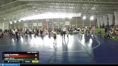 56 lbs Cons. Round 2 - Liam Villa, Scrap Yard Garage Wrestling vs Lane Plummer, Oregon