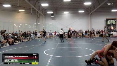 135 lbs Cons. Round 2 - Jeremiah Degraphenreed, Lawrence North vs Brady Lester, Michigan Grappler RTC