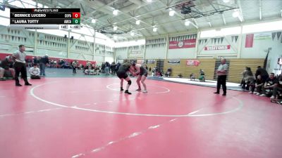 190 lbs Semifinal - Laura Totty, American Canyon vs Bernice Lucero, College Park