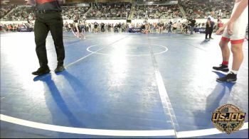 126 lbs Round Of 32 - Nyjah Wood, Honey Badgers Wrestling Club vs Gabe Neils, Henryetta Knights Wrestling Club
