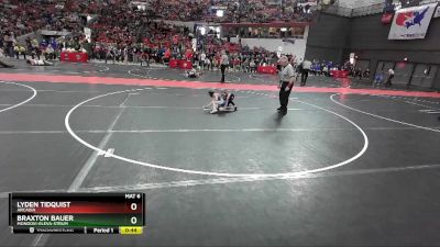 48 lbs Cons. Round 4 - Braxton Bauer, Mondovi-Eleva-Strum vs Lyden Tidquist, Arcadia