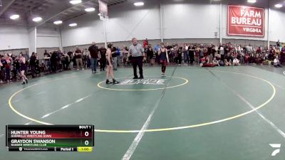 70 lbs Champ. Round 1 - Hunter Young, Guerrilla Wrestling (GWA) vs Graydon Swanson, Ranger Wrestling Club