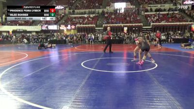 106 lbs Cons. Semi - Rilee Rohrer, Powell Wrestling Club vs Prudence Fiona Lybeck, Darkhorse Wrestling Club