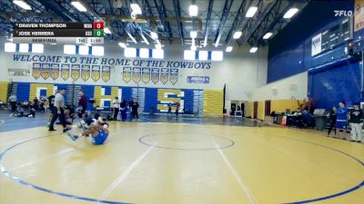 132 White Semifinal - Draven Thompson, Winter Haven vs Jose Herrera, Osceola