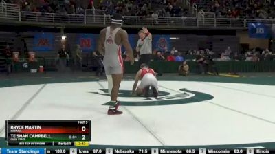 165 lbs Final - Bryce Martin, Indiana vs Te'Shan Campbell, Ohio State