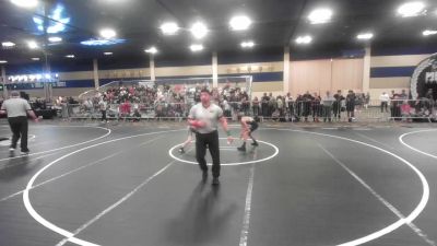 85 lbs Round Of 16 - Roman Vega, Chaos Wrestling vs Bruno Ramirez, Gold Rush Wr Ac