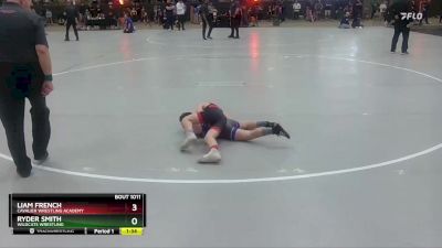 80 lbs Quarterfinal - Liam French, Cavalier Wrestling Academy vs Ryder Smith, Wildcats Wrestling