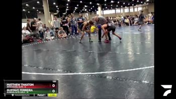 132 lbs Semis (4 Team) - Matthew Thaxton, BHWC/Duval Elite vs Gustavo Ferreira, Alabama Elite Gold