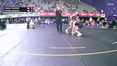 110 lbs Semis & 3rd Wb (16 Team) - Victoria Orender, Western New England vs Abigail Fuglsang, Simpson