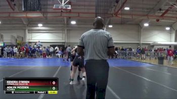 145 lbs Cons. Round 3 - Kendra O`Brien, Cumberland Valley Hs vs Adilyn Mozden, ALLIANCE