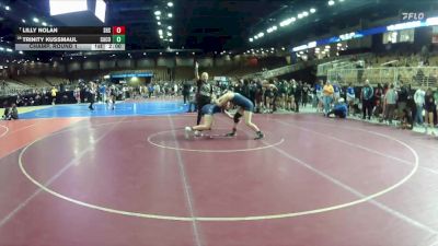 155 lbs Champ. Round 1 - Lilly Nolan, Sumner Hs vs Trinity Kussmaul, Camden County