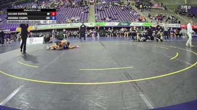 103 lbs Quarters & 1st Wb (16 Team) - Havana Hampl, Lindsey Wilson vs Lillian Zapata, William Penn