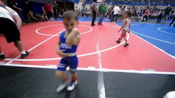 36 lbs Consi Of 8 #2 - Everett Long, Pryor Tigers vs Kross Kemble, Ponca City Wildcat Wrestling