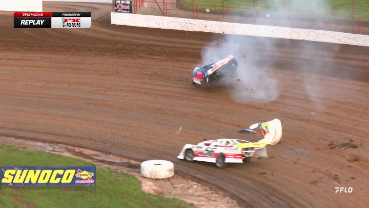 Garrett Alberson Suffers Massive Flip At Lucas Oil Speedway
