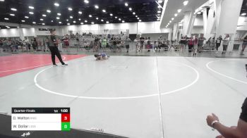 69 lbs Quarterfinal - Devon Walton, Knight Youth Wrestling vs William Dollar, Legends Of Gold LV