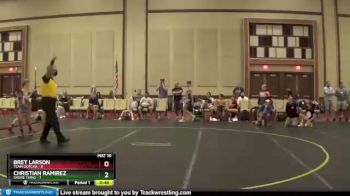 91 lbs Quarterfinals (8 Team) - Bret Larson, Team Gotcha vs Christian Ramirez, Shore Thing