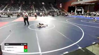 46 lbs Semifinal - Chase Chelewski, Colorado Outlaws vs Jackson Martin, Bear Cave