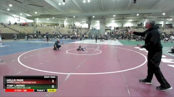 45 lbs Champ. Round 1 - Hollis Park, Sumner County Wrestling Club vs Toby Lawing, Seahawks Wrestling Club