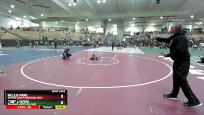 45 lbs Champ. Round 1 - Hollis Park, Sumner County Wrestling Club vs Toby Lawing, Seahawks Wrestling Club