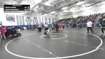 155 lbs Champ. Round 1 - Hailey Nickerson, Camarillo vs Sophia Gomez, Northview