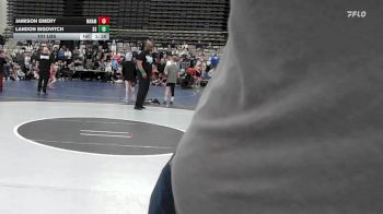 101 lbs Rr Rnd 7 - Jamison Emery, Maine Hammahs - ESC vs Landon Sigovitch, South Side Wrestling Club - ESC