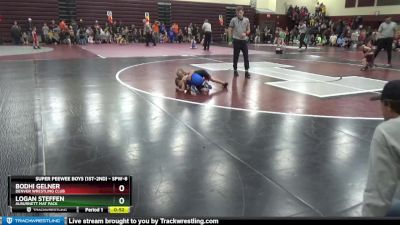 SPW-8 lbs Cons. Round 1 - Bodhi Gelner, Denver Wrestling Club vs Logan Steffen, Alburnett Mat Pack