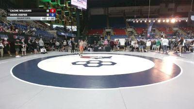 106 lbs Quarters - Cache Williams, Oklahoma vs Derik Kiefer, Georgia