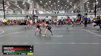 72 lbs Round 3 (6 Team) - Mason Little, Revival Orange vs Cole Palma, Team Ohio